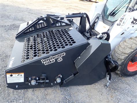 skid steer landscape rake price|bobcat landscape rake 6b.